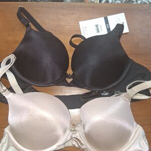 Joyspun bras Size 34A Black &Beige